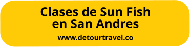 Clases de Sun Fish en San Andres www.detourtravel.co