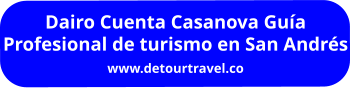 Dairo Cuenta Casanova Guía Profesional de turismo en San Andrés www.detourtravel.co